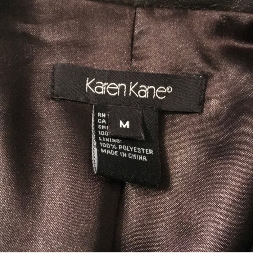 Karen Kane leather jacket - Picture 3 of 5